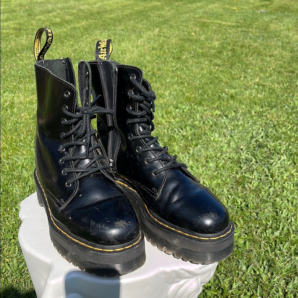 Dr. Martens Jadon Smooth Leather Platform Boots